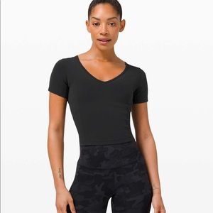 NWOT RARE Lululemon Nulu Cropped Yoga Short Sleeve
